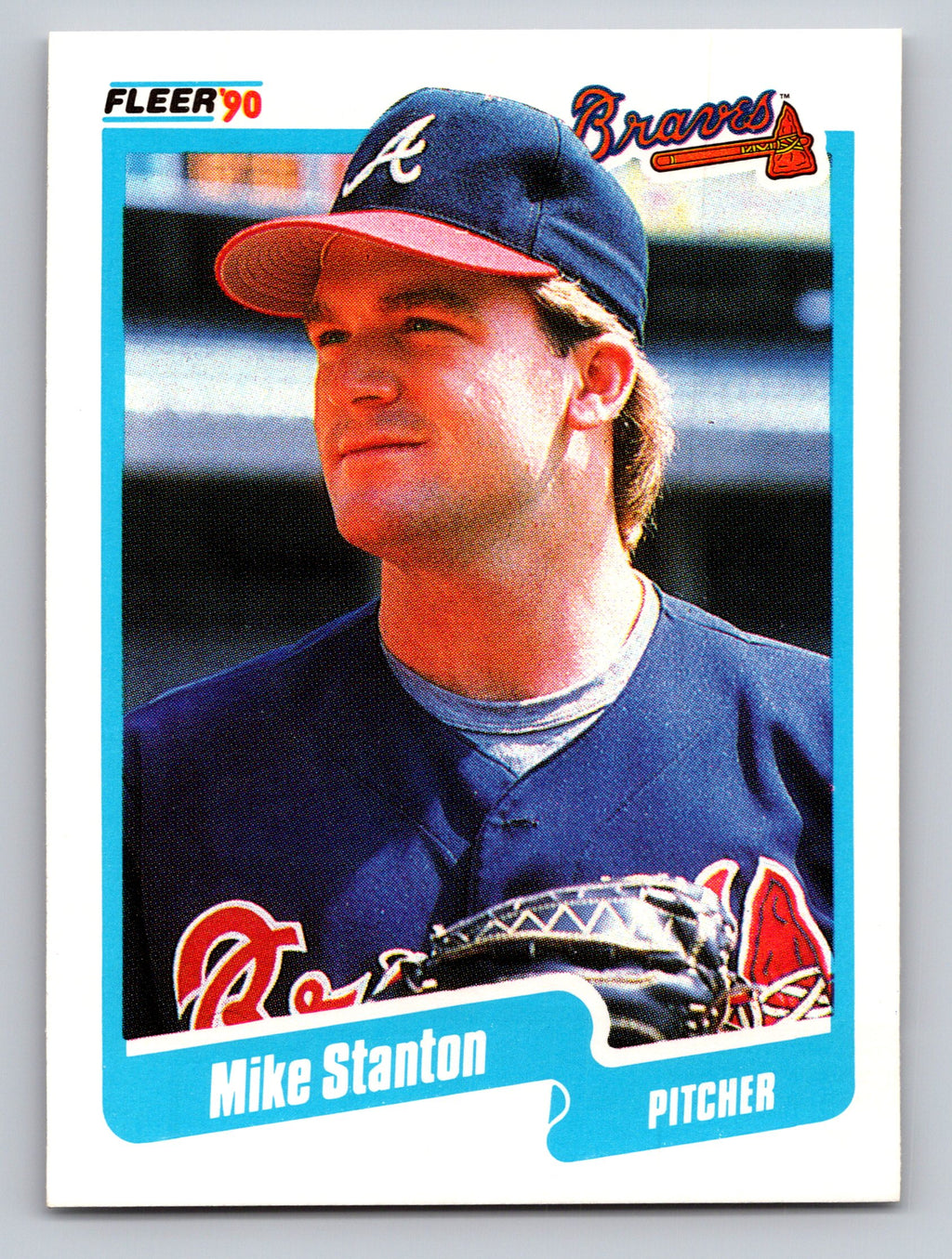 1990 Fleer #596 Mike Stanton