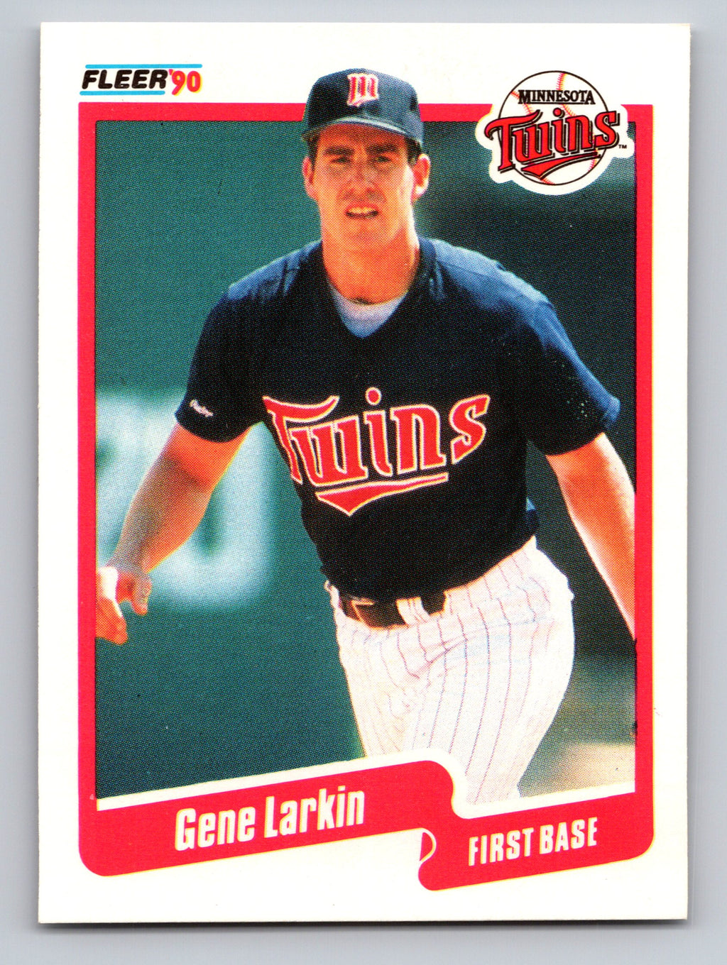 1990 Fleer #379 Gene Larkin