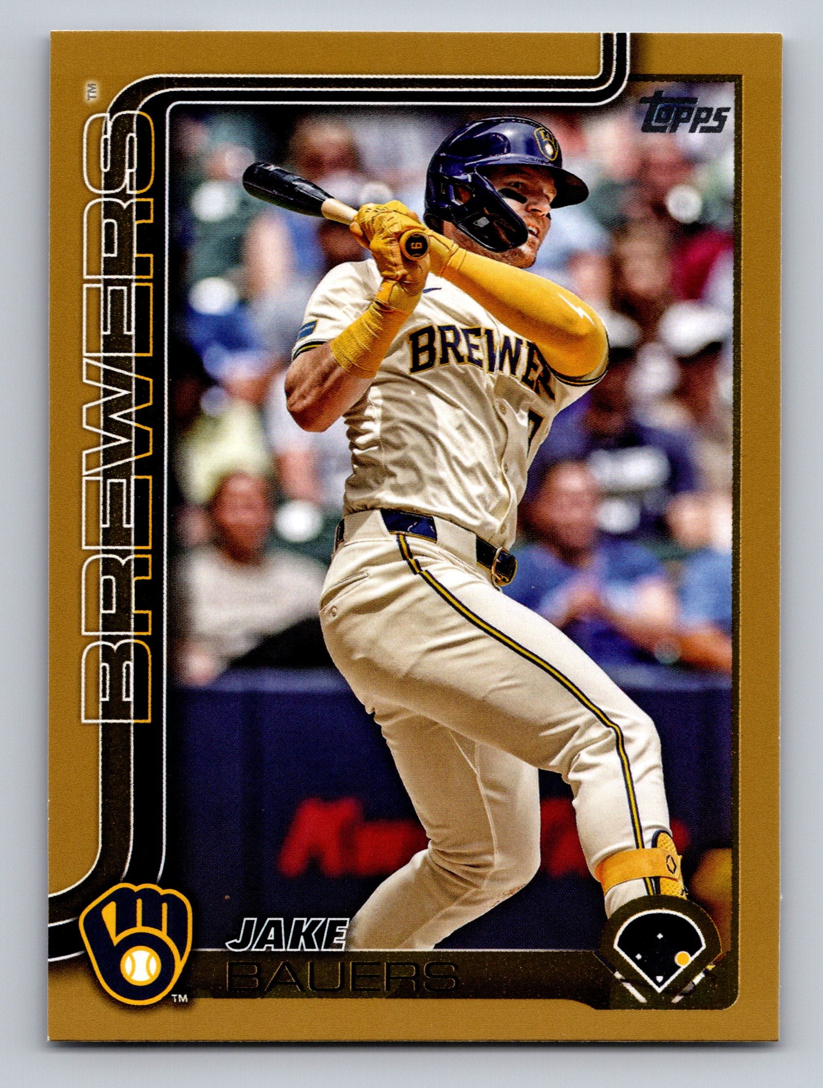 2025 Topps #618 Jake Bauers Gold #/2025