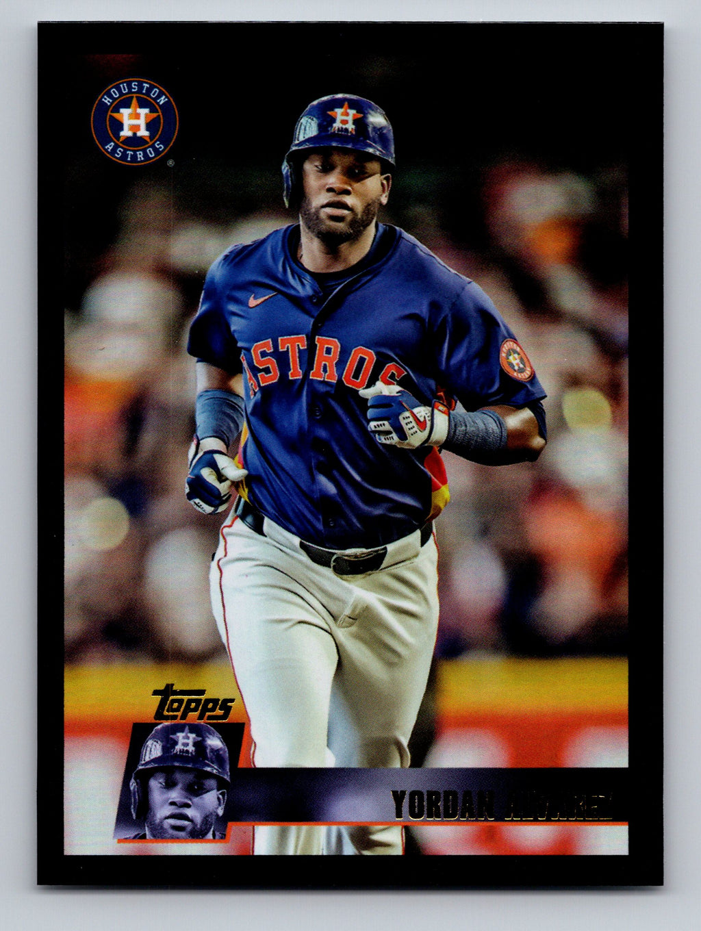 2025 Topps Archives #155 Yordan Alvarez Black Foilboard