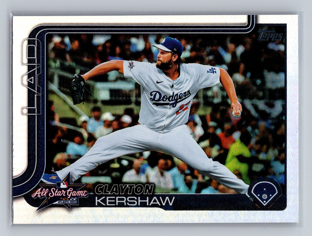 2025 Topps Update #ASG-50 Clayton Kershaw 2025 All-Star Game