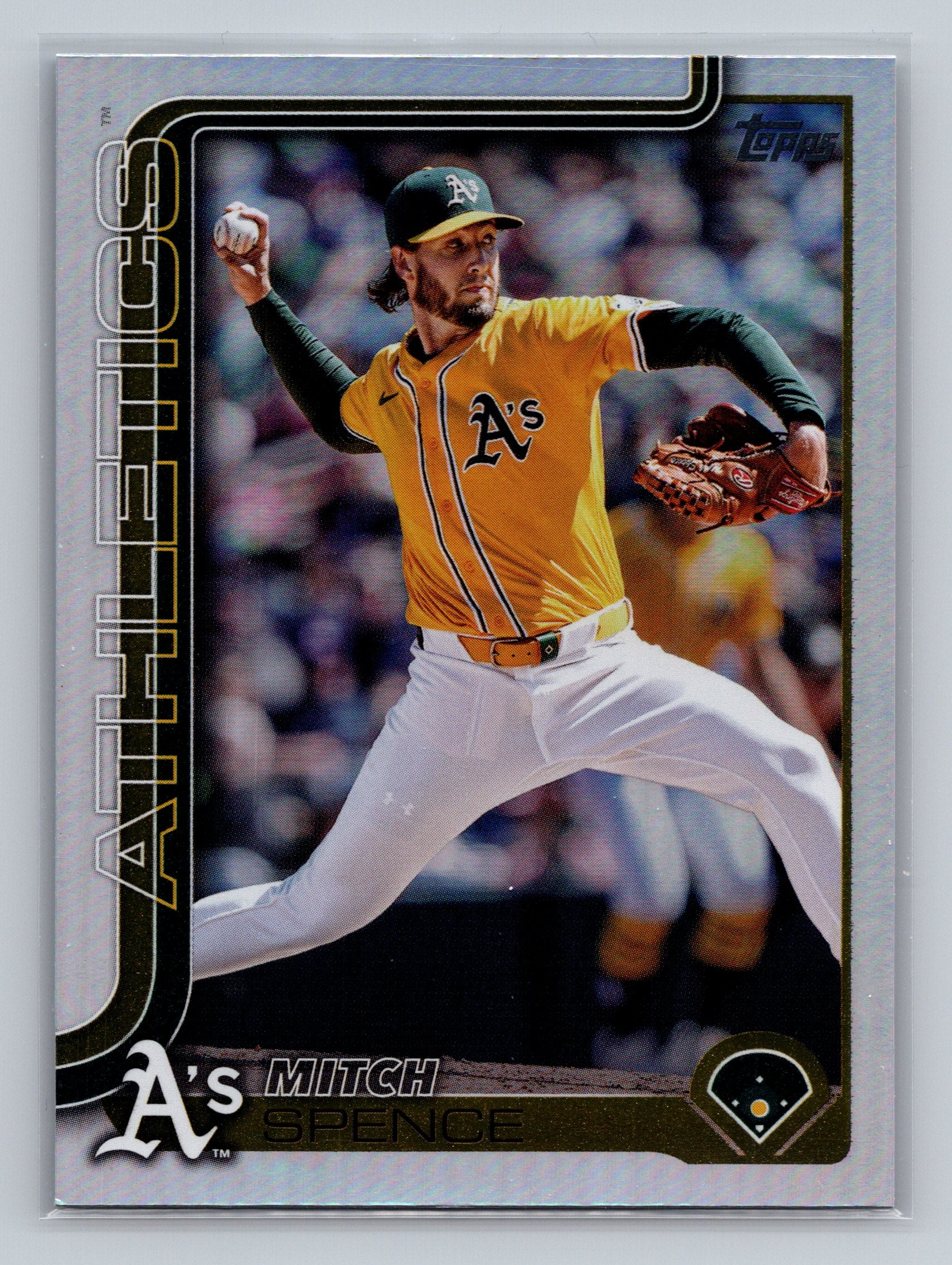 2025 Topps Update #US20 Mitch Spence Rainbow Foil