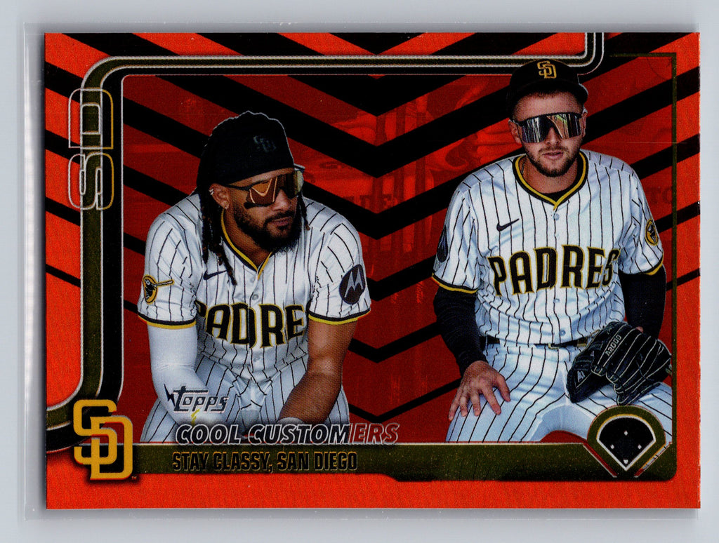 2025 Topps Update #US221 Jackson Merrill / Fernando Tatis Jr. Holiday