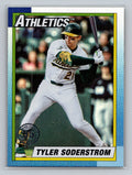 2025 Topps Update #U90-2 Tyler Soderstrom 1990 Topps Baseball 35th Anniversary