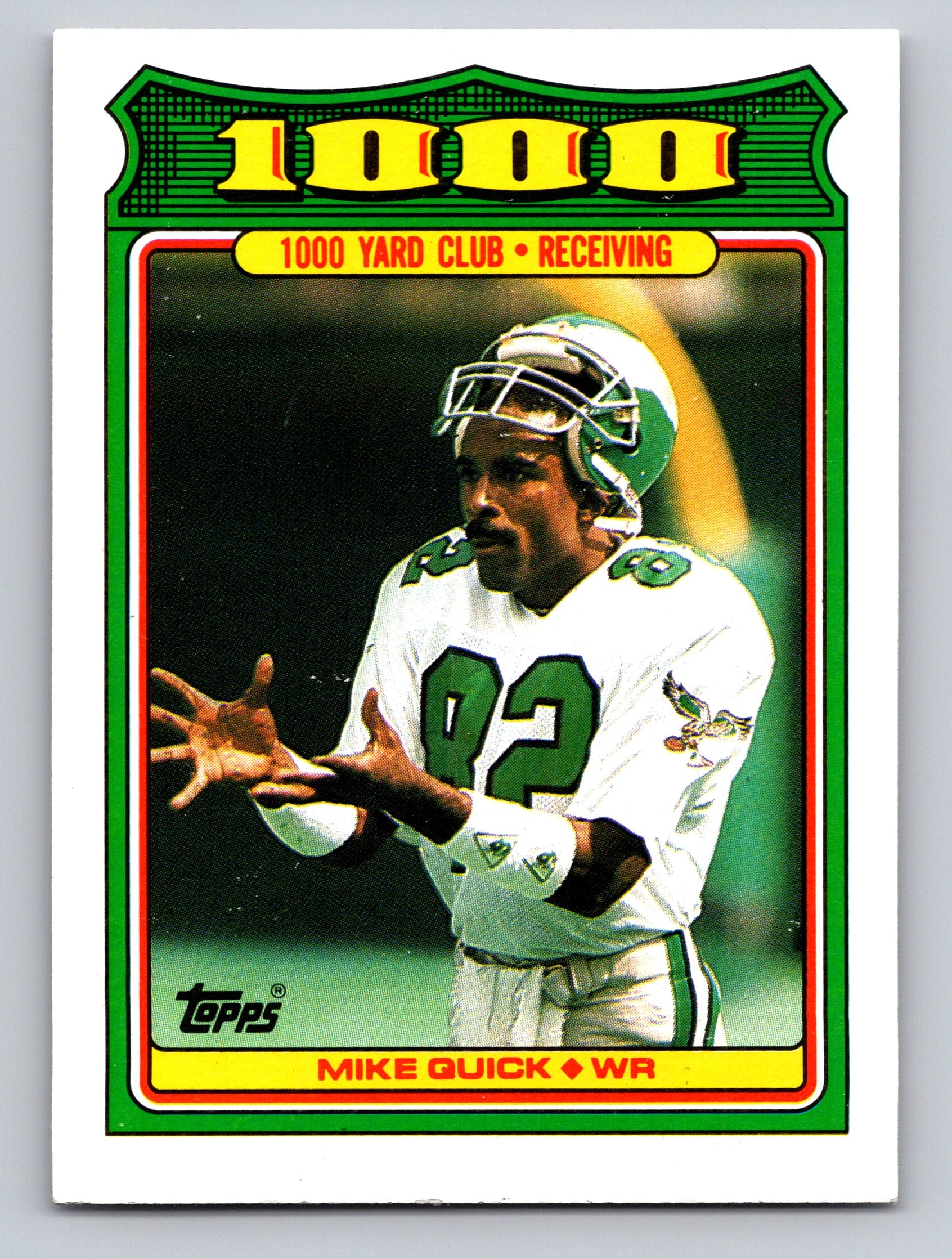 1988 Topps #22 Mike Quick 1000 Yard Club