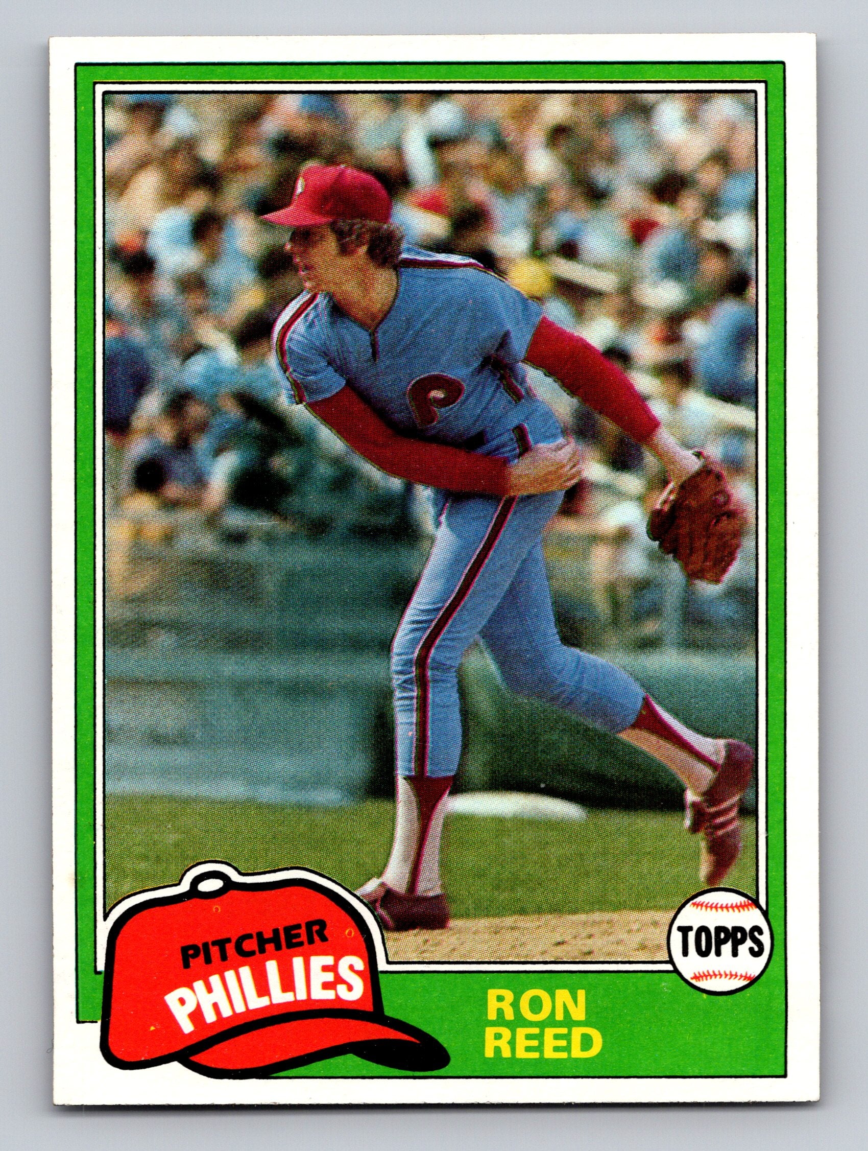 1981 Topps #376 Ron Reed