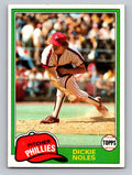 1981 Topps #406 Dickie Noles