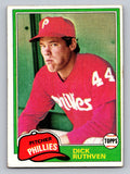 1981 Topps #691 Dick Ruthven