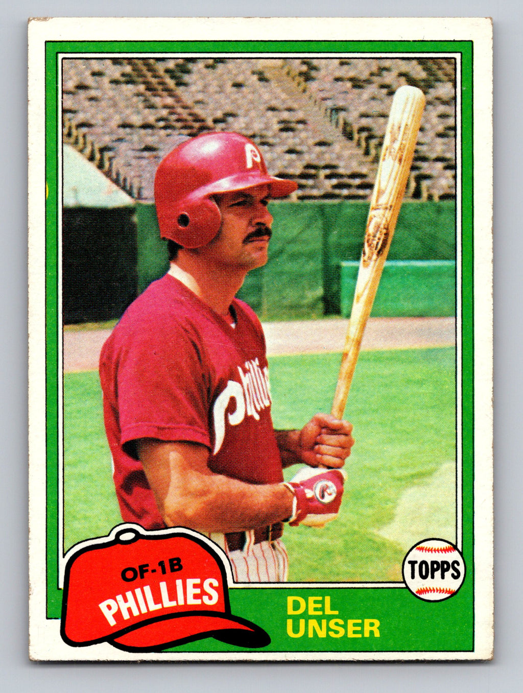 1981 Topps #566 Del Unser
