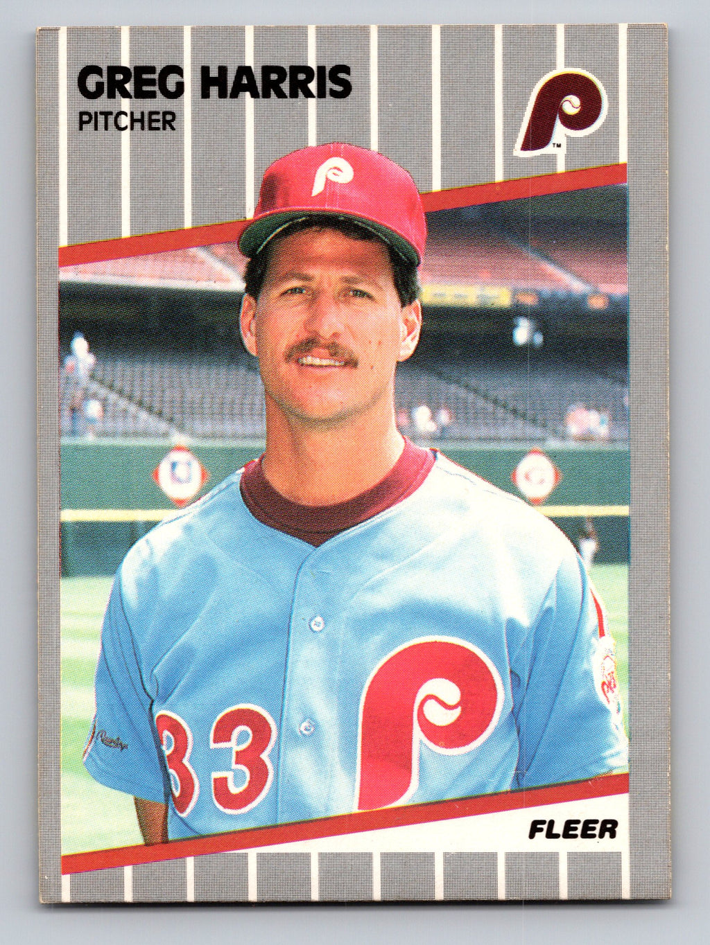 1989 Fleer #570 Greg Harris