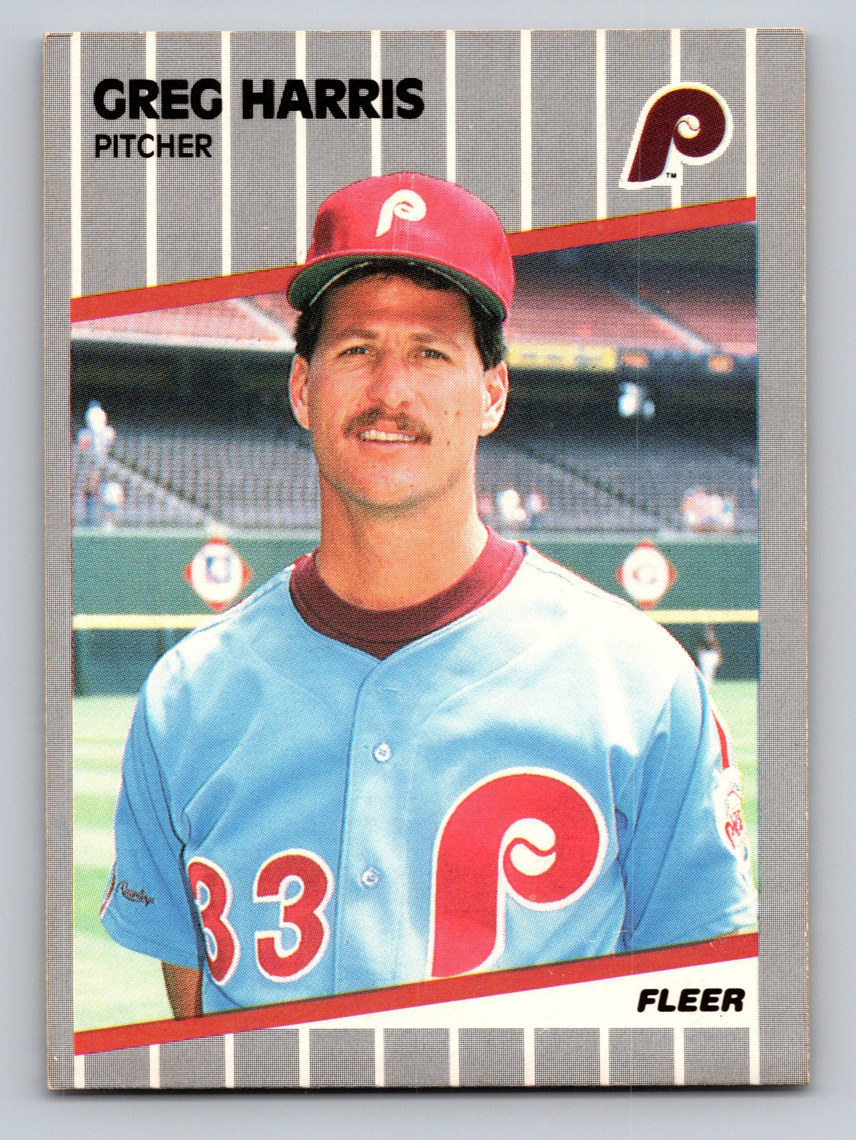 1989 Fleer #570 Greg Harris