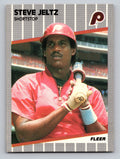 1989 Fleer #573 Steve Jeltz