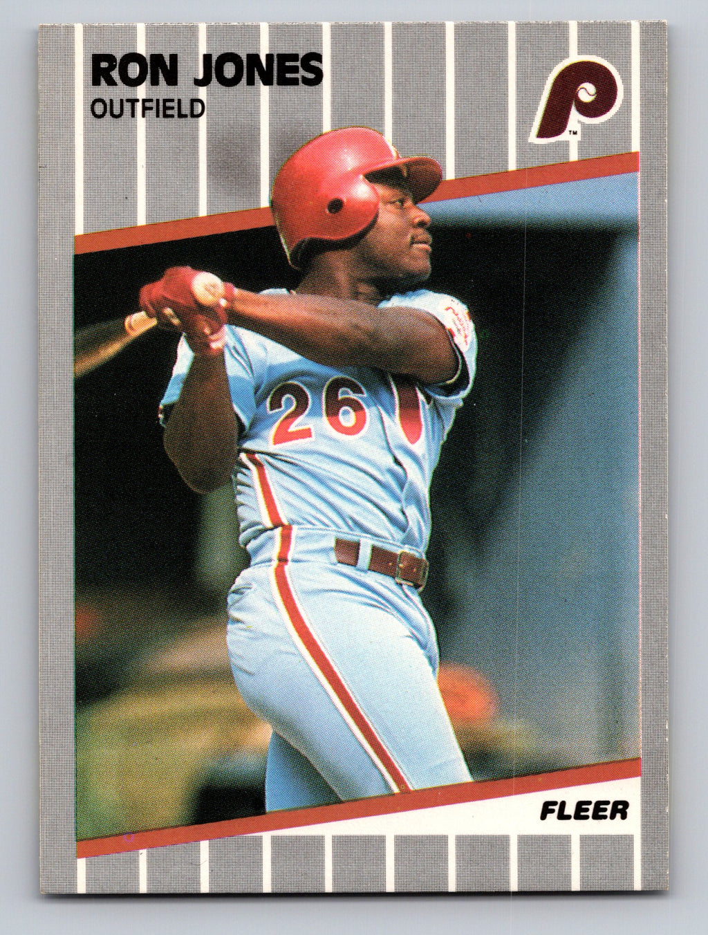 1989 Fleer #574 Ron Jones