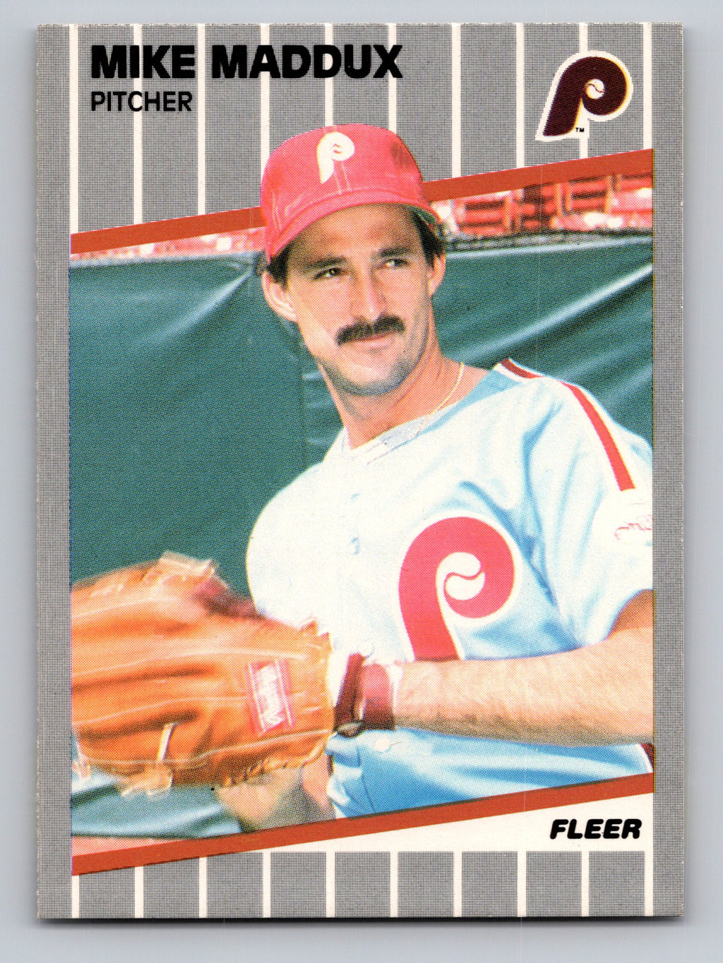 1989 Fleer #576 Mike Maddux