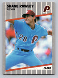 1989 Fleer #579 Shane Rawley