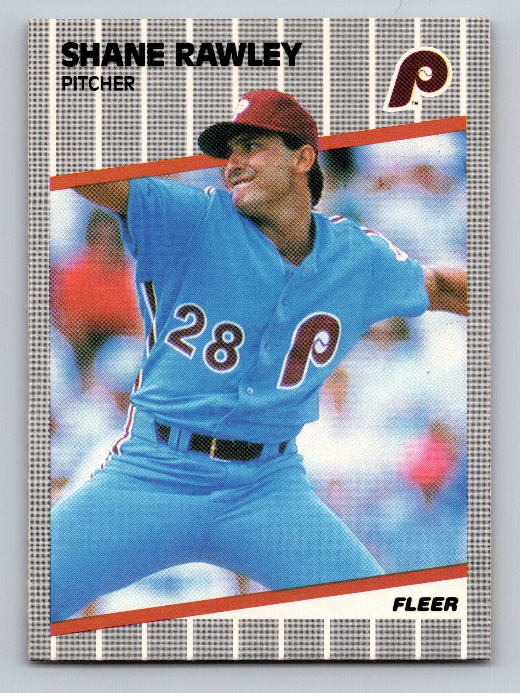 1989 Fleer #579 Shane Rawley