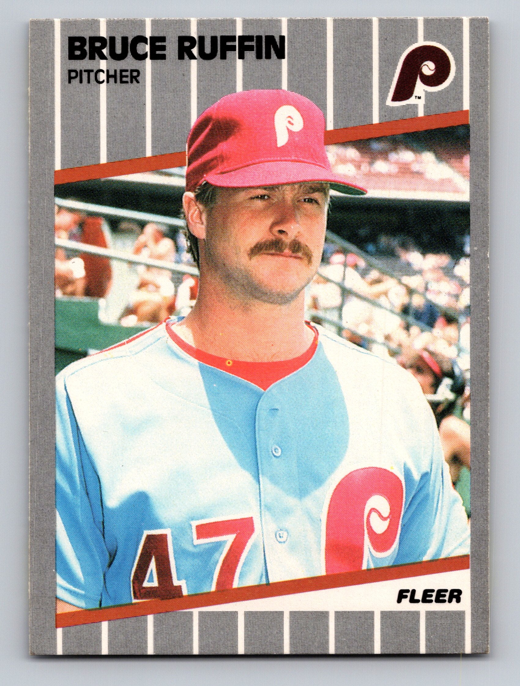 1989 Fleer #580 Bruce Ruffin