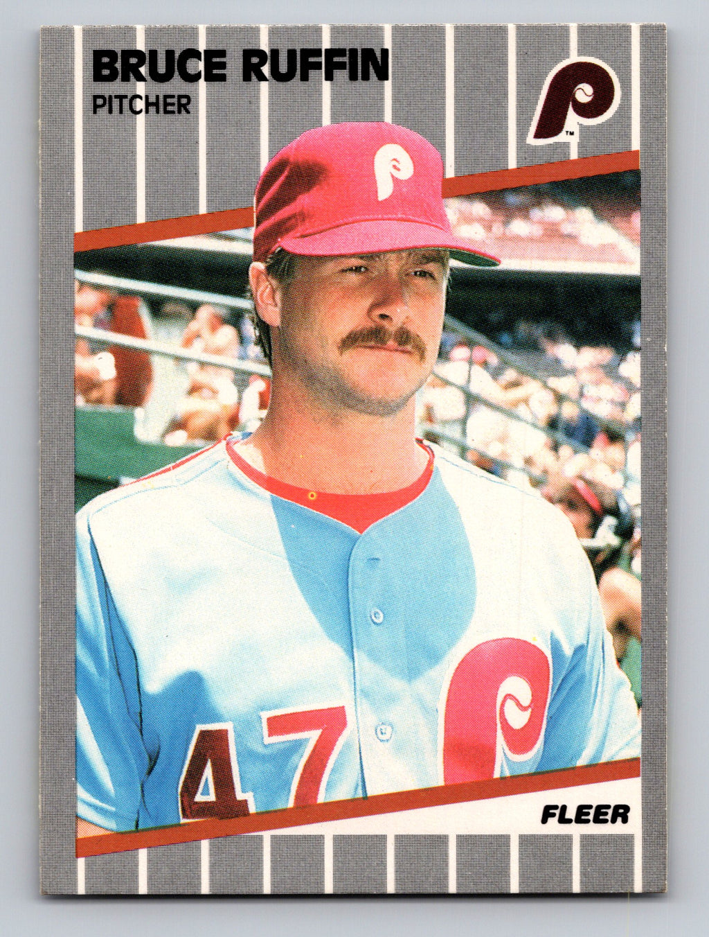 1989 Fleer #580 Bruce Ruffin