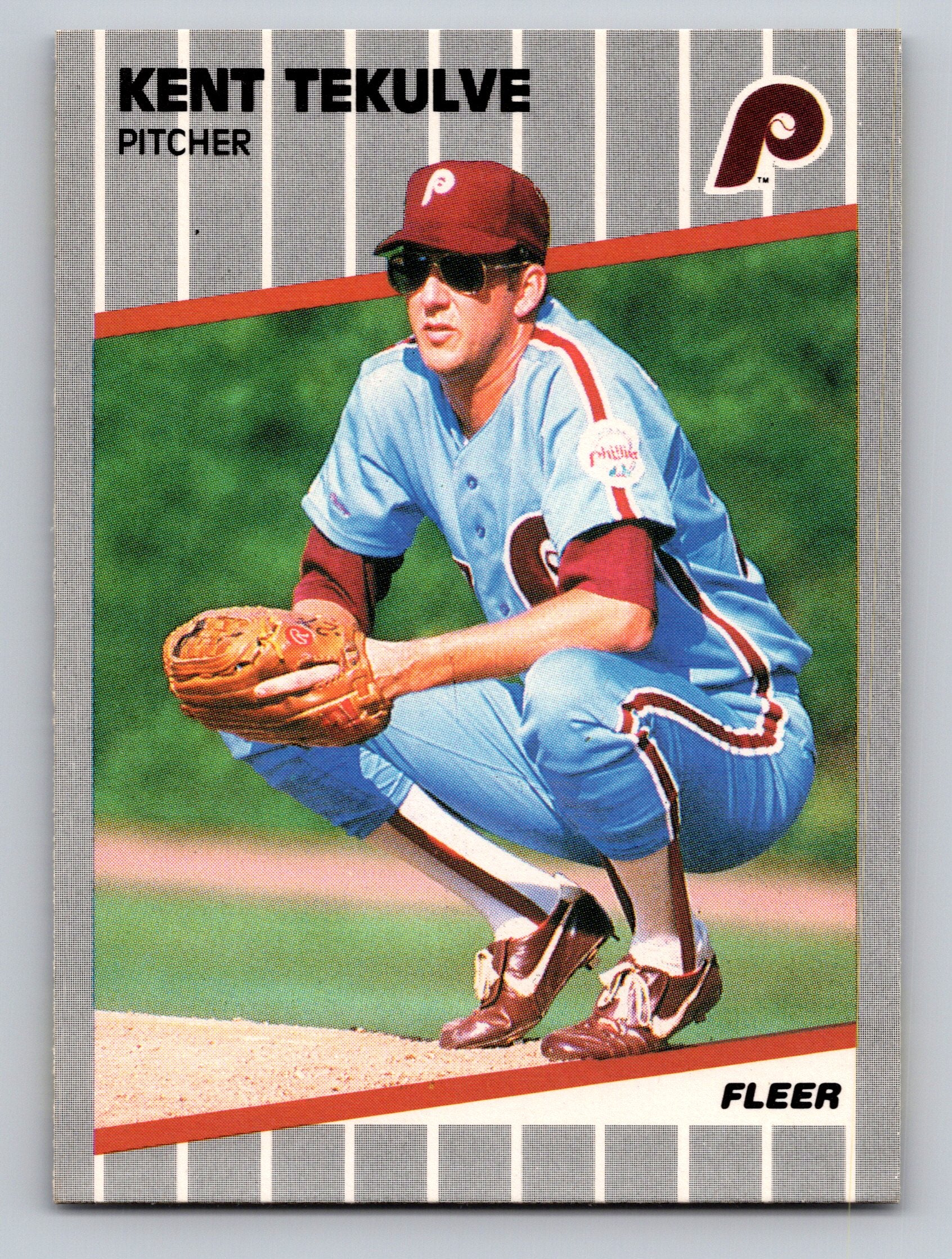 1989 Fleer #583 Kent Tekulve