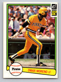 1982 Donruss #347 Omar Moreno