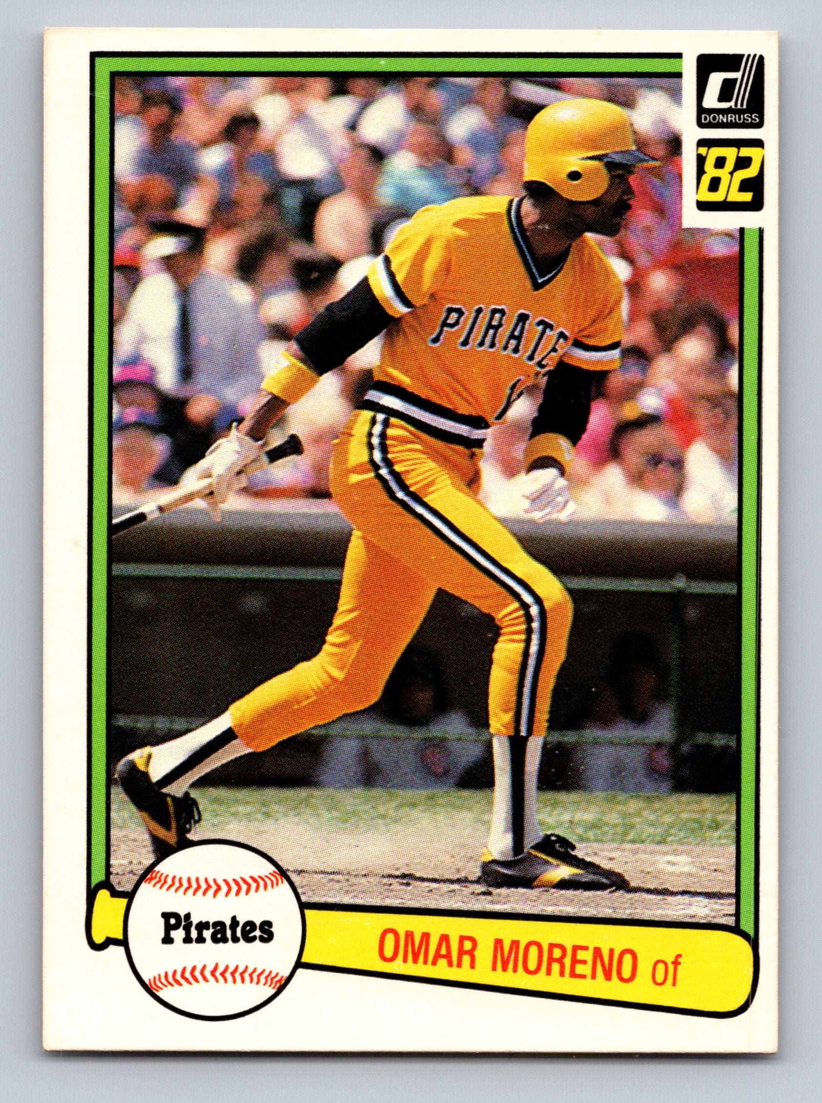 1982 Donruss #347 Omar Moreno