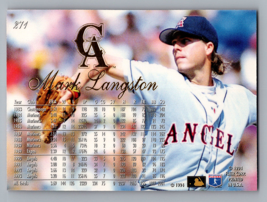 1994 Flair #271 Mark Langston