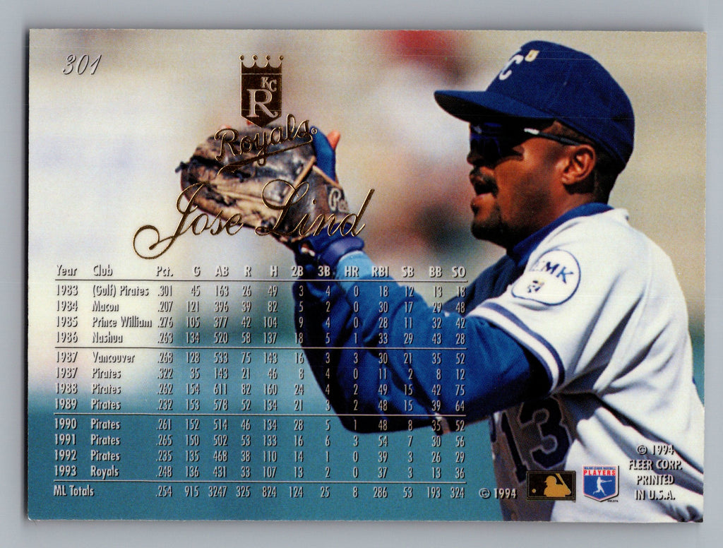 1994 Flair #301 Jose Lind