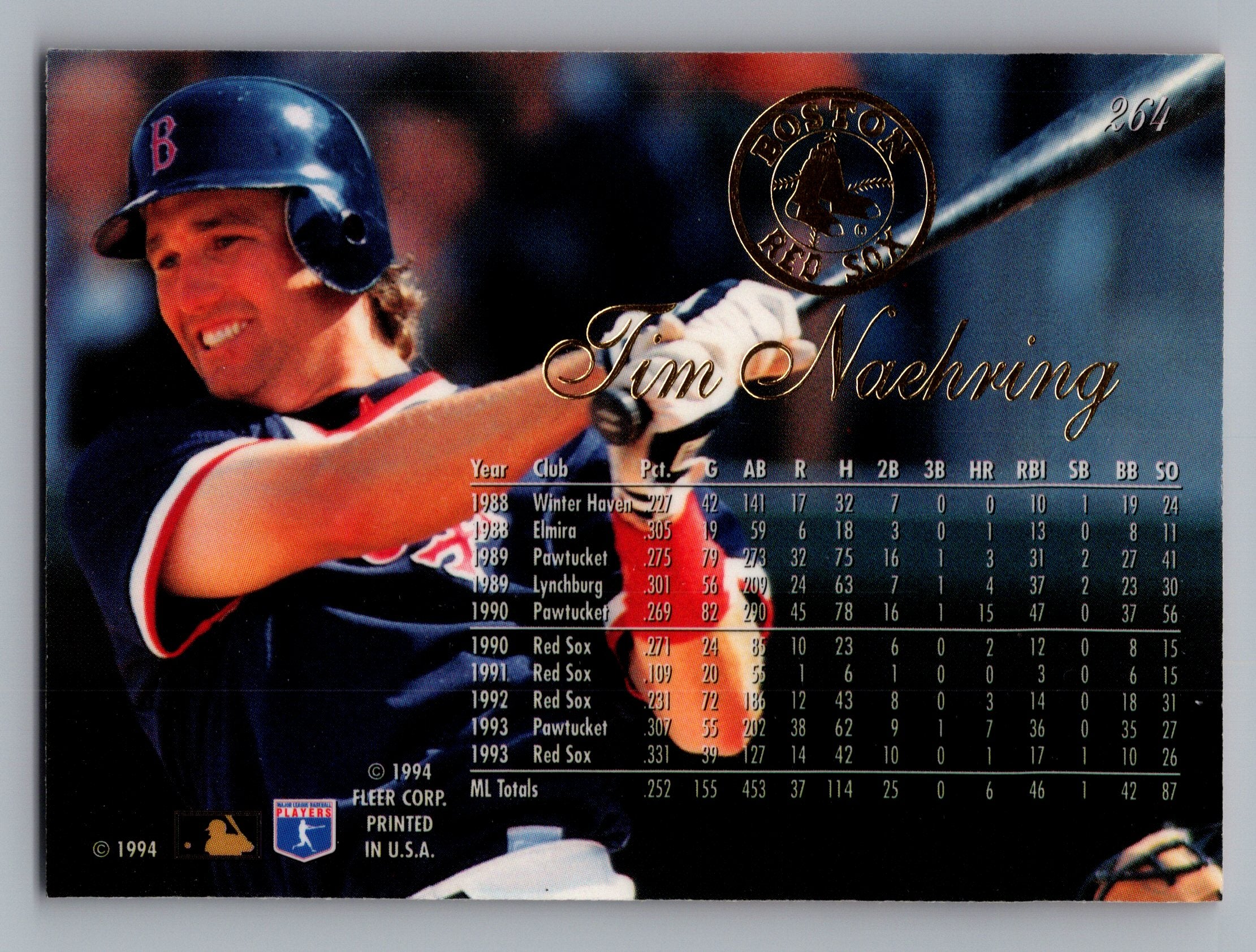1994 Flair #264 Tim Naehring
