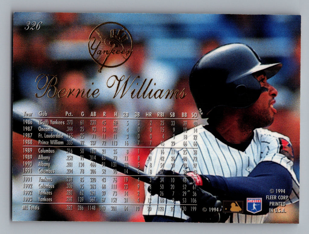 1994 Flair #326 Bernie Williams