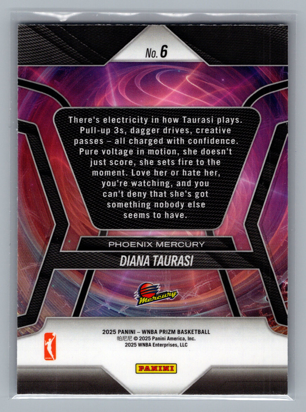 2025 Panini Prizm WNBA #6 Diana Taurasi Pioneers