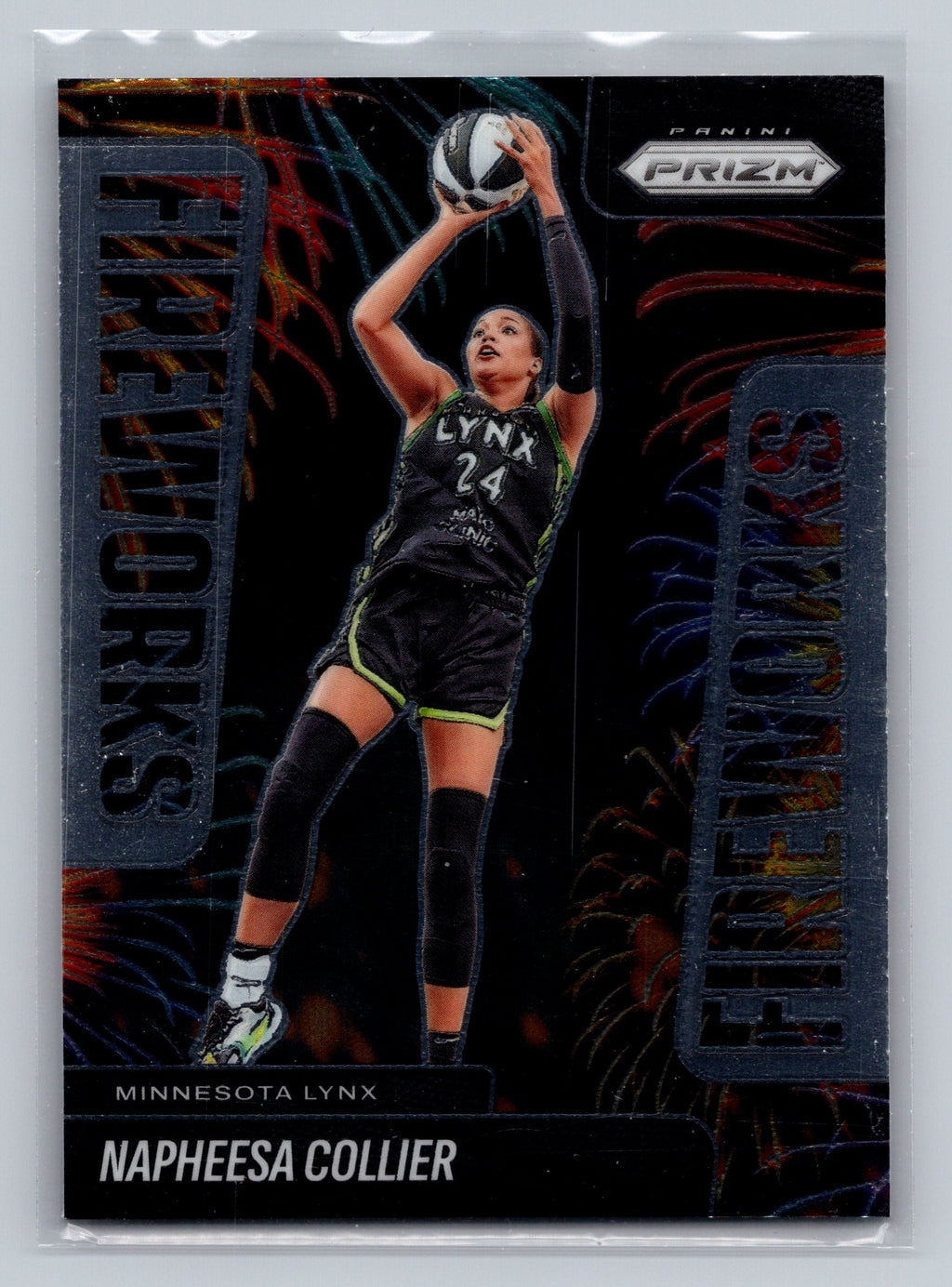 2025 Panini Prizm WNBA #7 Napheesa Collier Fireworks