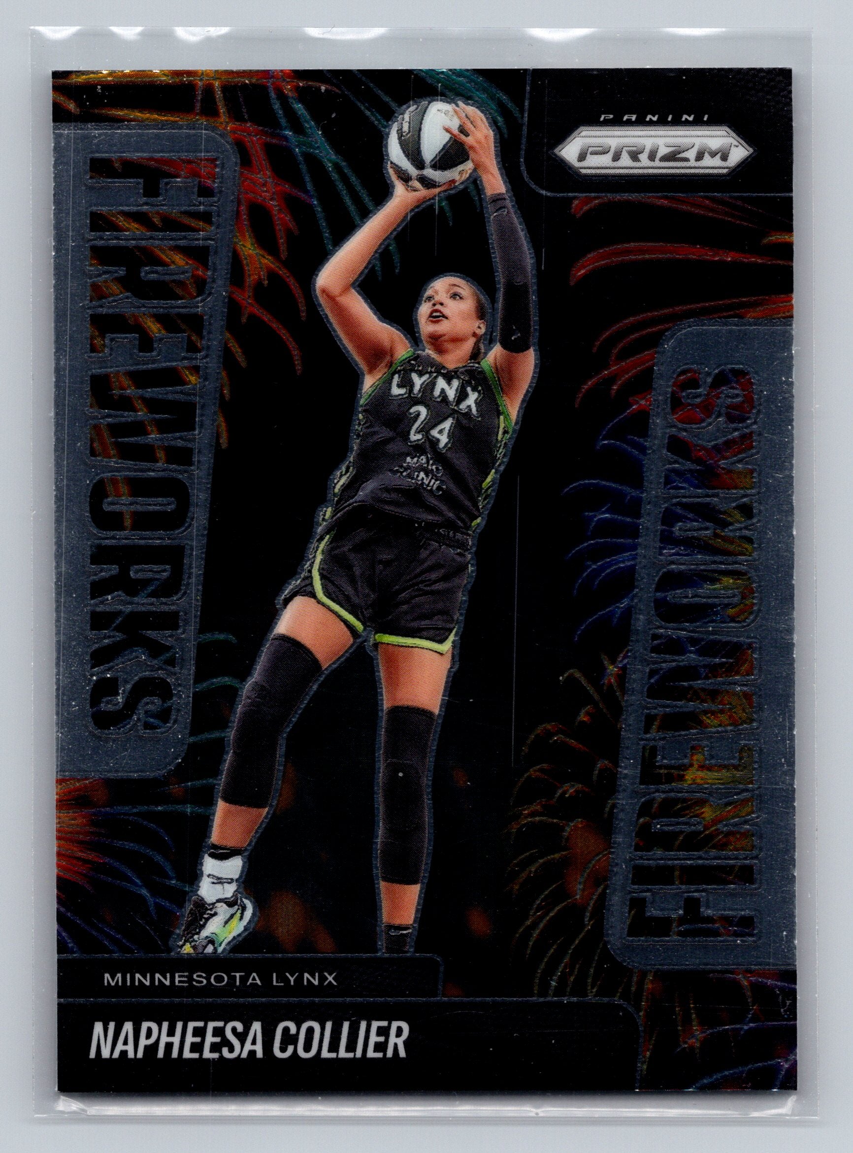 2025 Panini Prizm WNBA #7 Napheesa Collier Fireworks