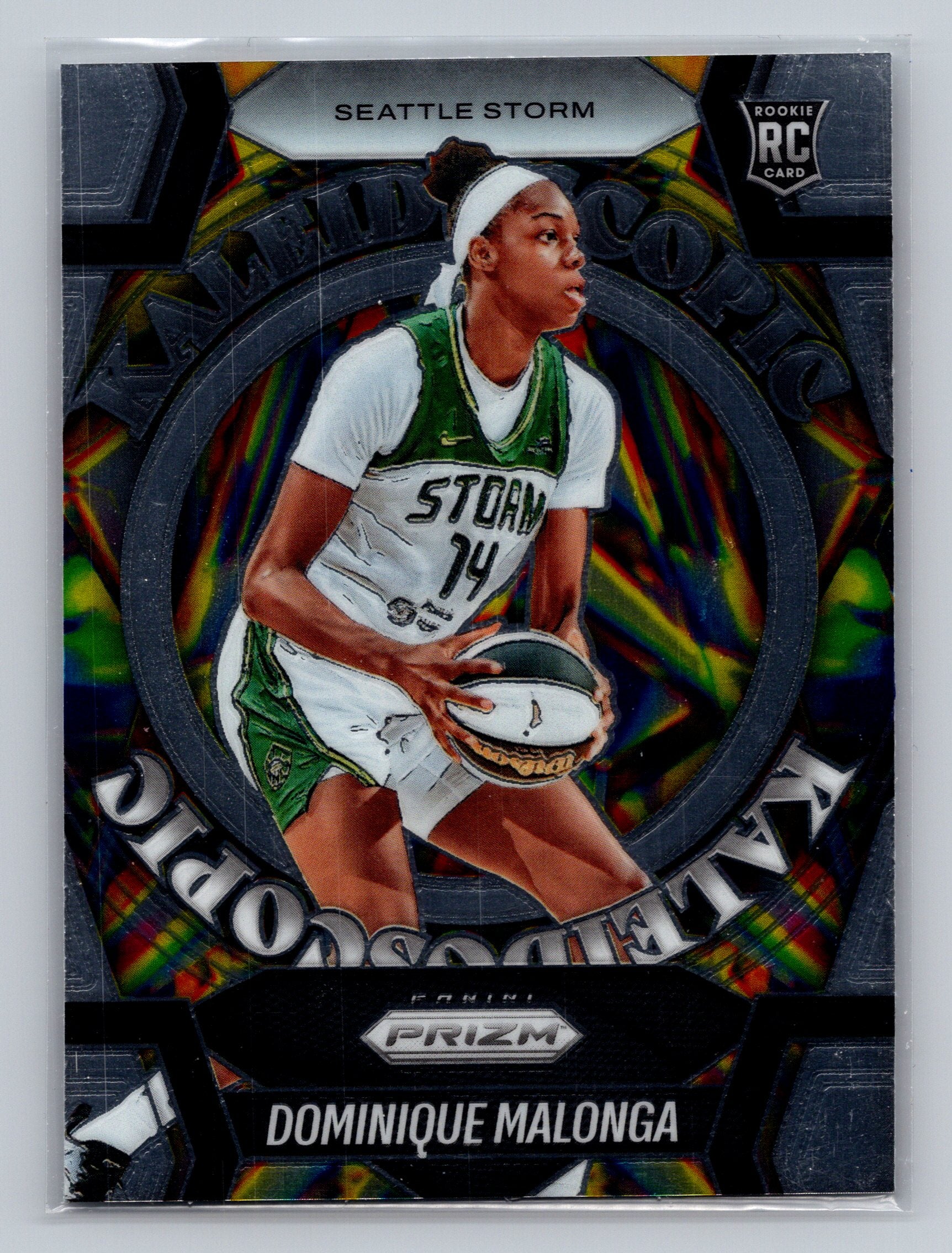 2025 Panini Prizm WNBA #15 Dominique Malonga Kaleidoscopic