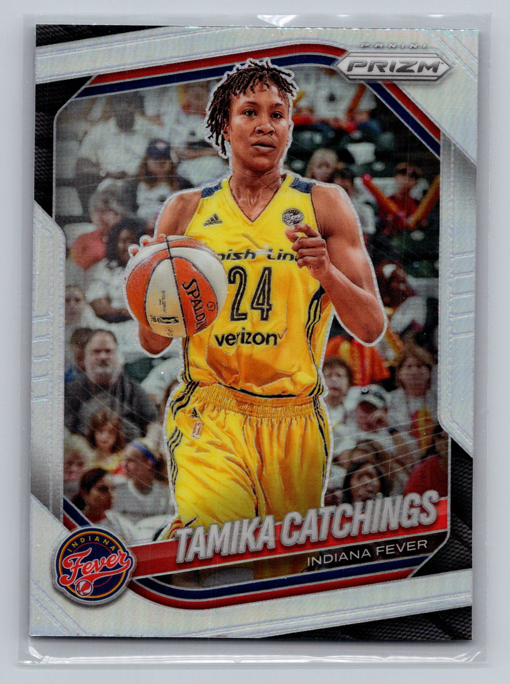 2025 Panini Prizm WNBA #60 Tamika Catchings Silver Prizms
