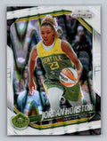 2025 Panini Prizm WNBA #37 Jordan Horston White Seismic Prizms