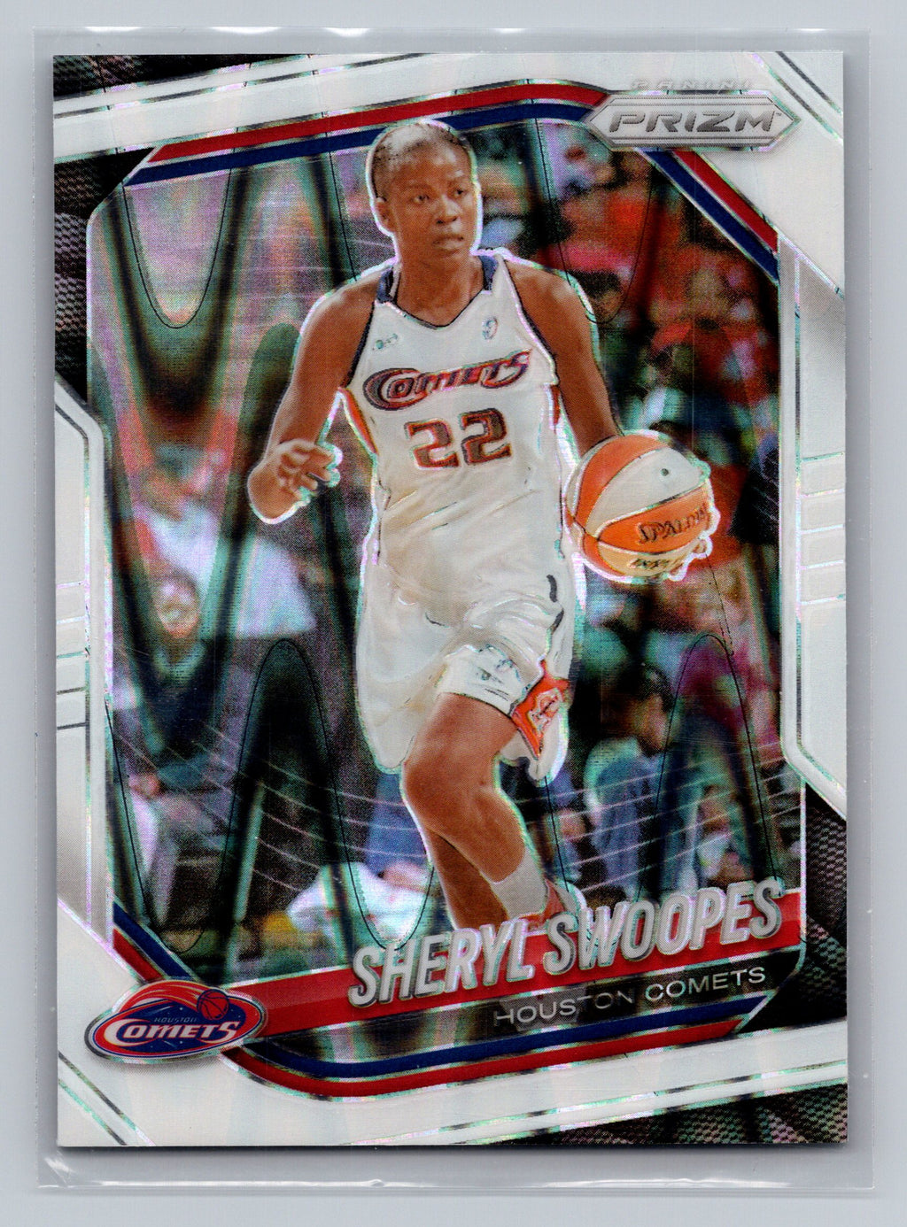2025 Panini Prizm WNBA #21 Sheryl Swoopes White Seismic Prizms