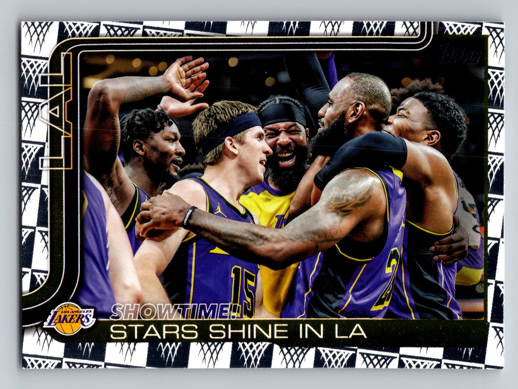 2025-26 Topps #293 Showtime!: Stars Shine in LA Season Tip Off