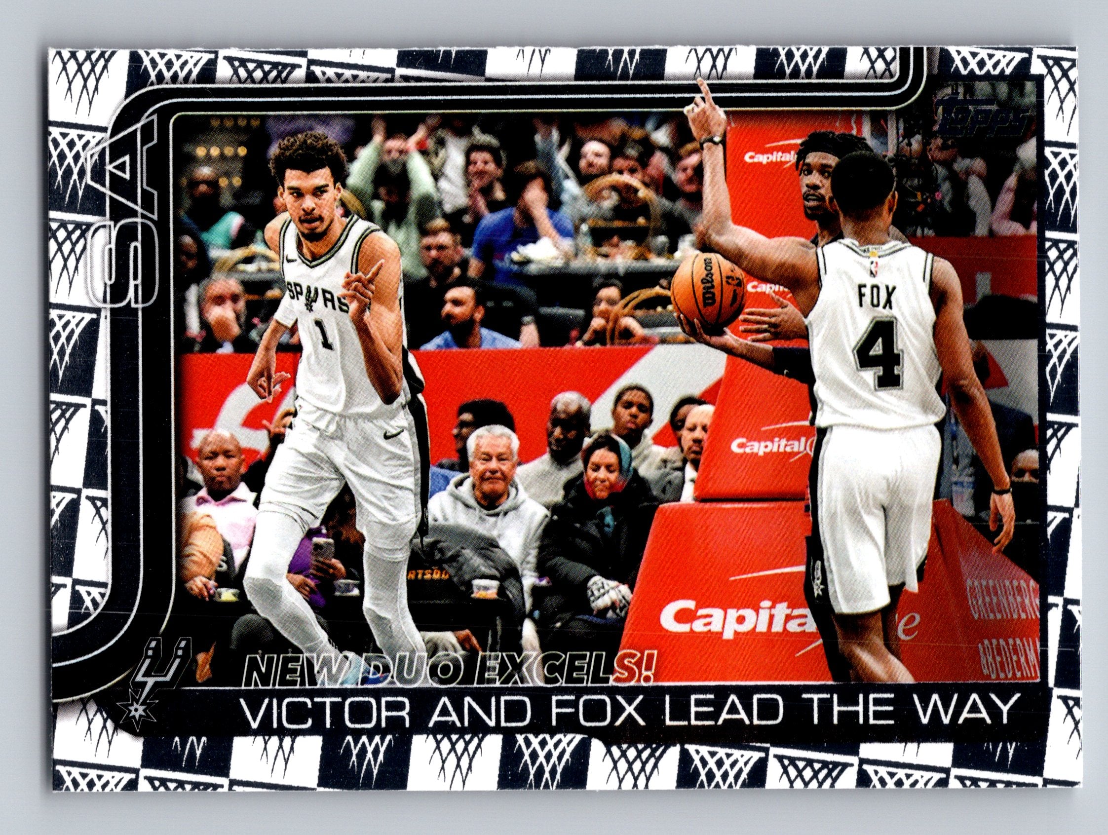 2025-26 Topps #300 New Duo Excels!: Victor and Fox Lead The Way