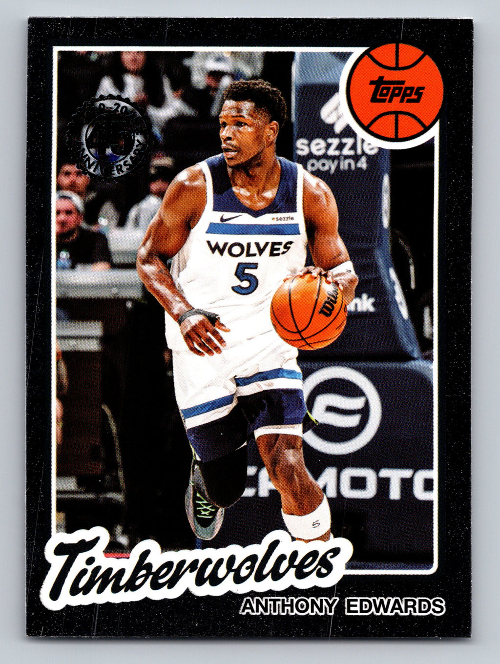 2025-26 Topps #80BK-90 Anthony Edwards 1980-81 Topps Basketball