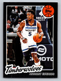 2025-26 Topps #80BK-90 Anthony Edwards 1980-81 Topps Basketball