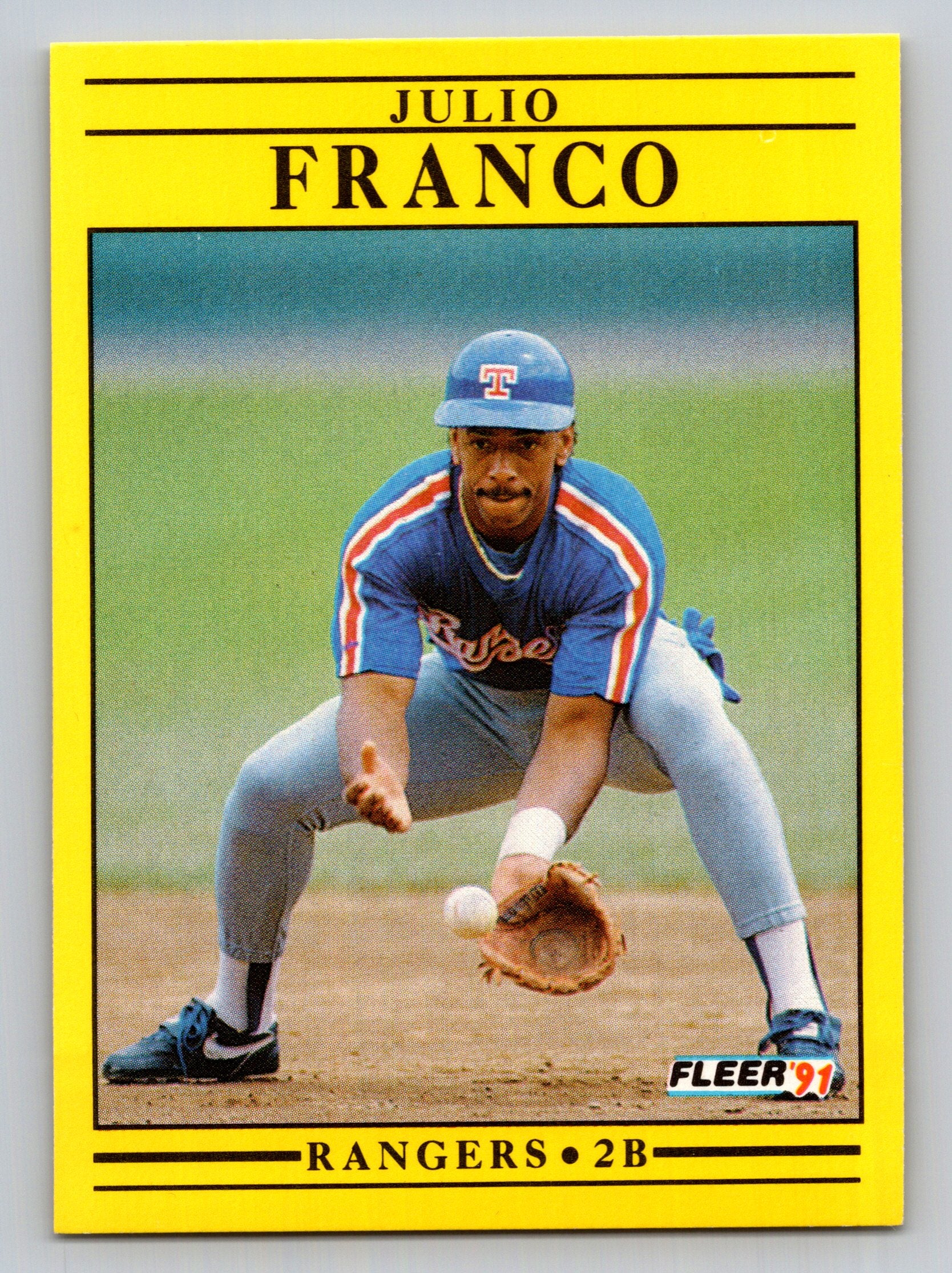 1991 Fleer #285 Julio Franco