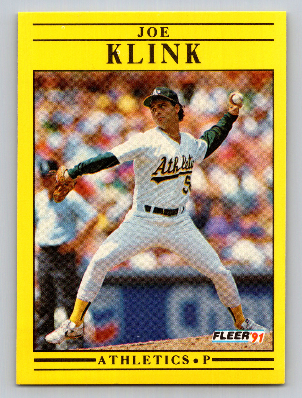 1991 Fleer #13 Joe Klink