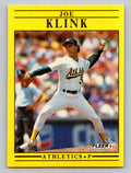 1991 Fleer #13 Joe Klink