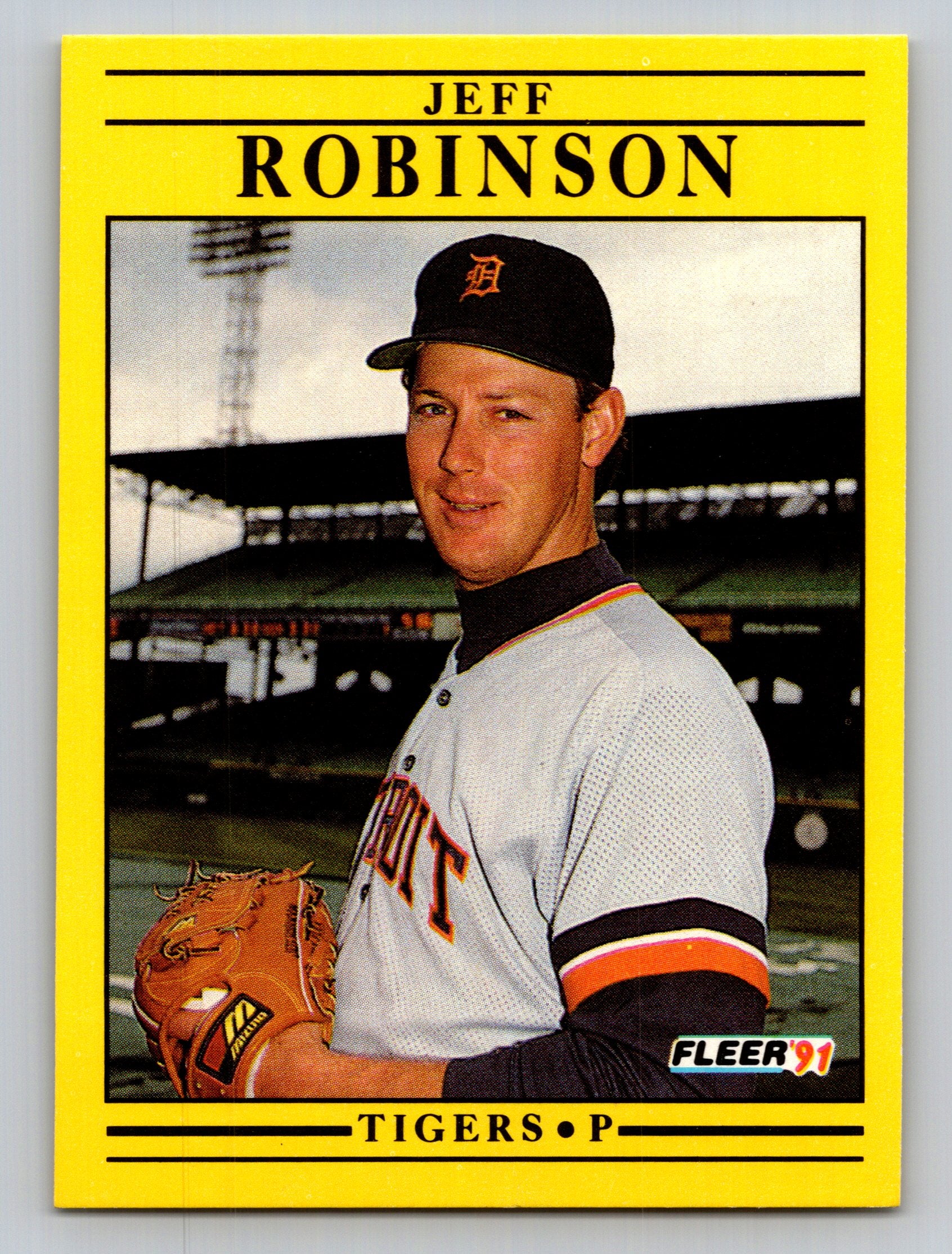 1991 Fleer #349 Jeff Robinson