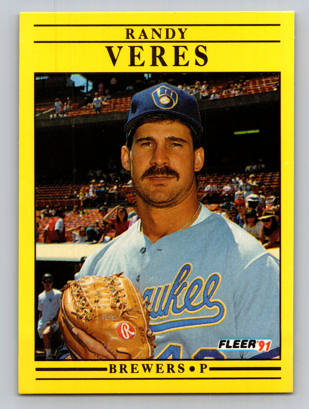 1991 Fleer #600 Randy Veres
