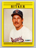 1991 Fleer #281 Joe Bitker