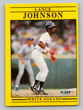 1991 Fleer #123 Lance Johnson