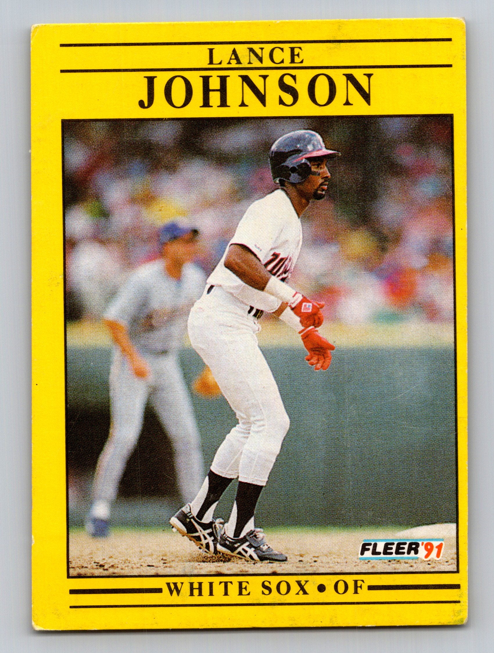 1991 Fleer #123 Lance Johnson