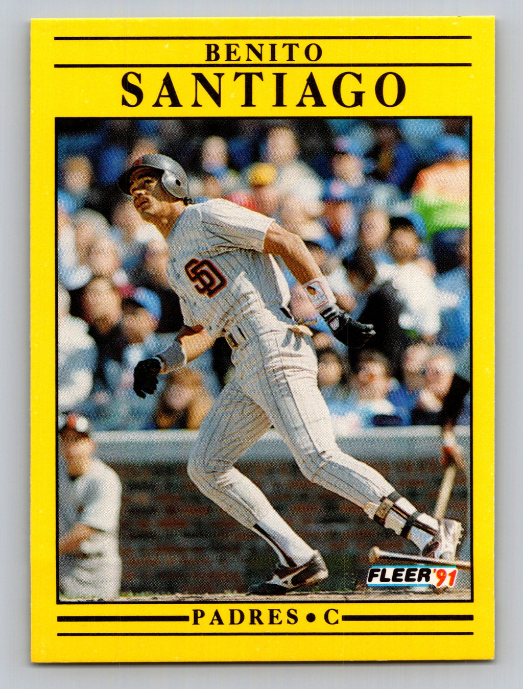 1991 Fleer #542 Benito Santiago