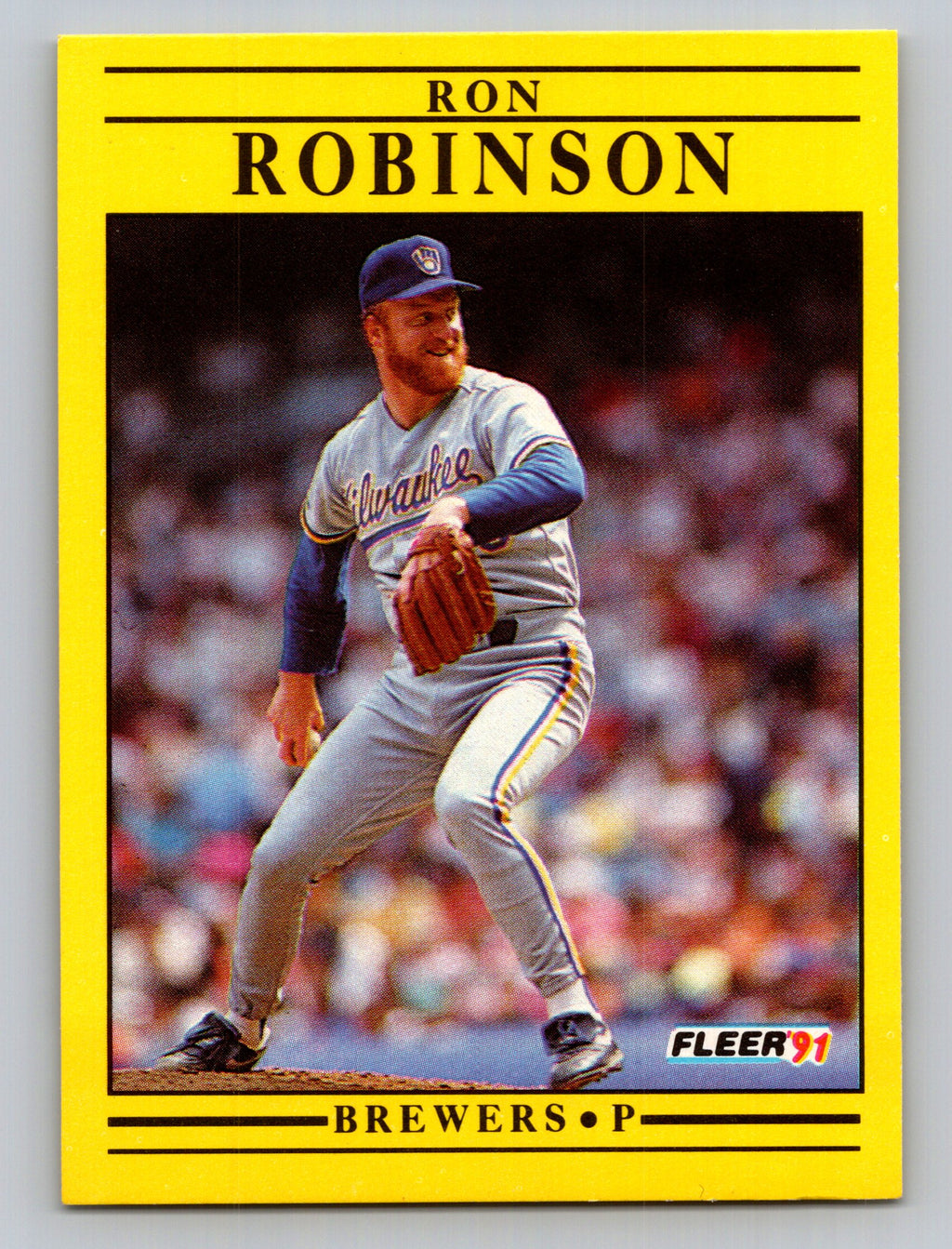 1991 Fleer #595 Ron Robinson